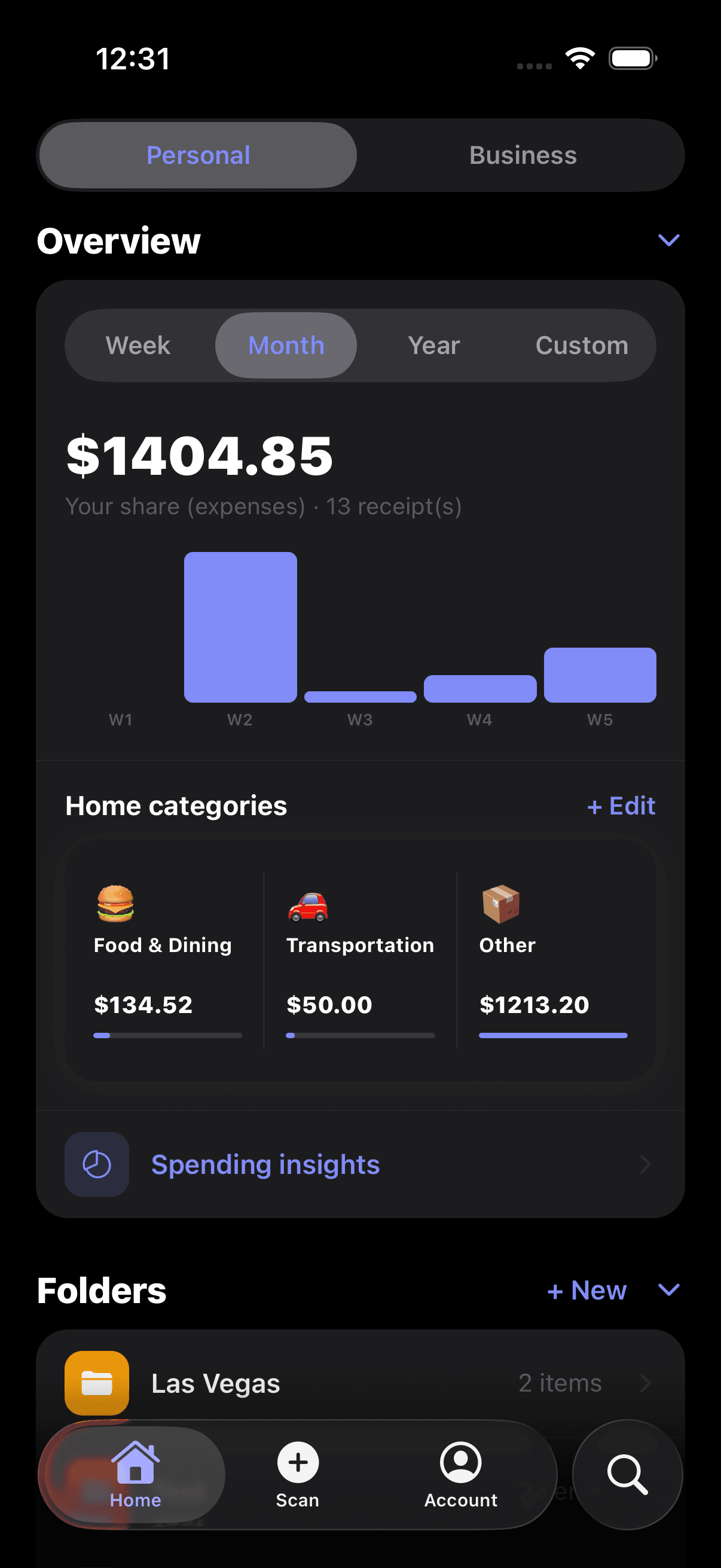 Receipt Library